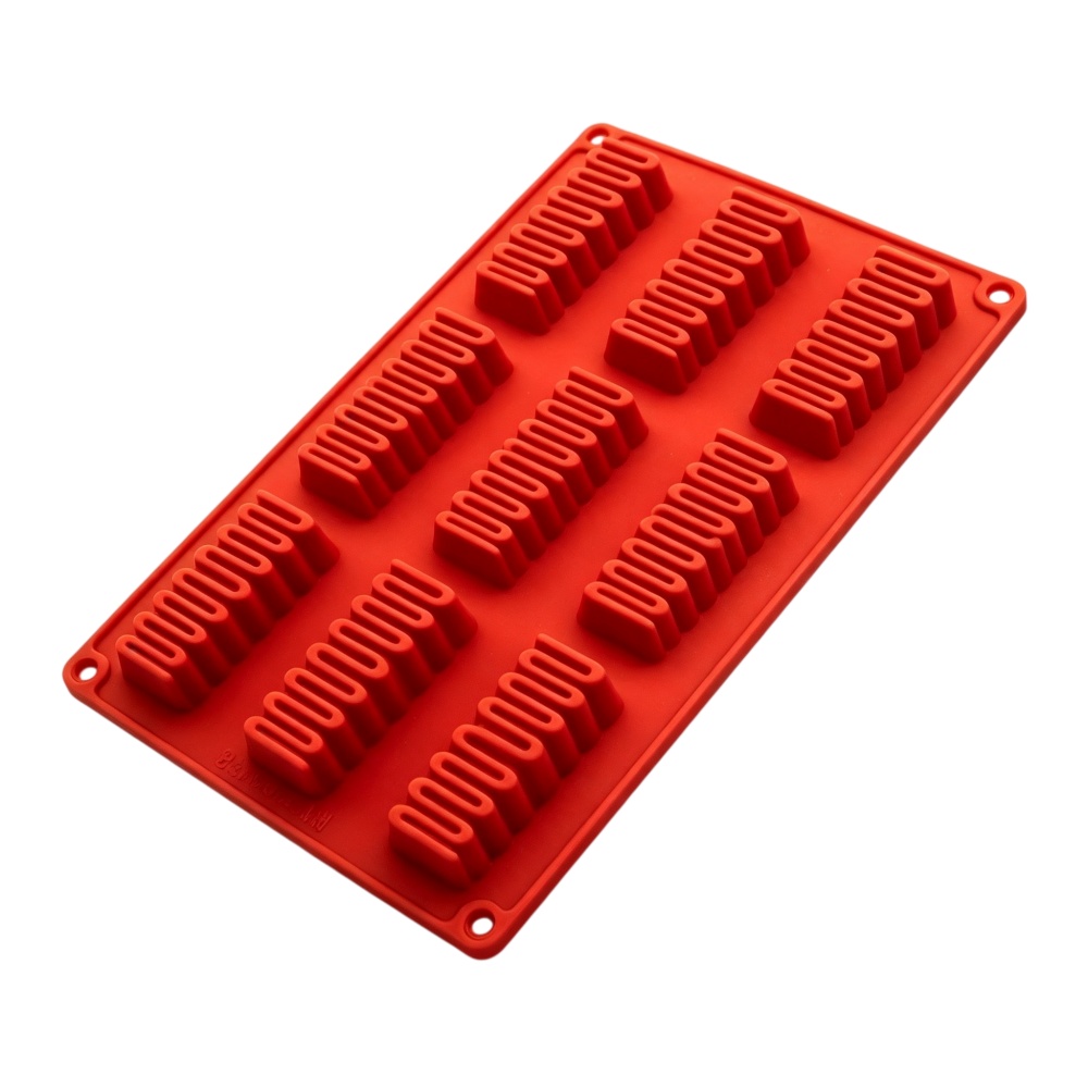 Eco Soap - Long Wavy Strip Silicone Chocolate Mold