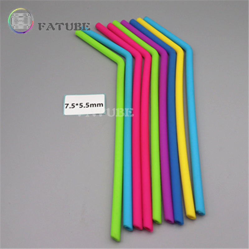 10PCS Fatube Silicone Straw Cu - Reusable Straw ulasan dan harga