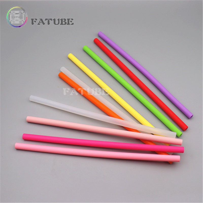 10PCS Fatube Silicone Straw Cu - Reusable Straw ulasan dan harga