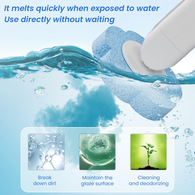 Disposable Toilet Brush Cleane - Eco Sponge ulasan dan harga
