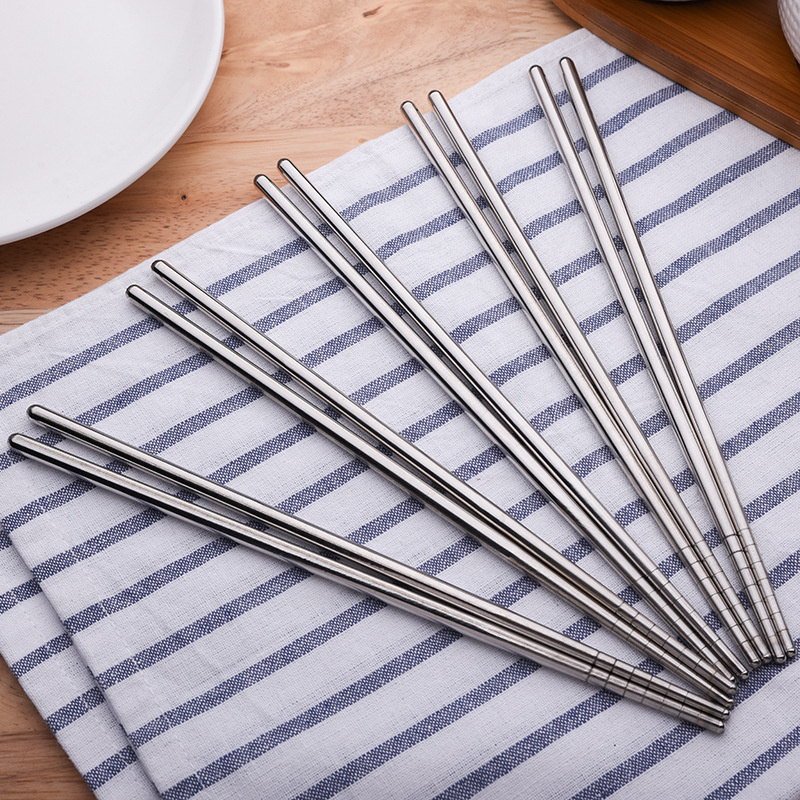 2-5 Pairs Chopsticks 304 Stain - Bamboo Cutlery ulasan dan harga