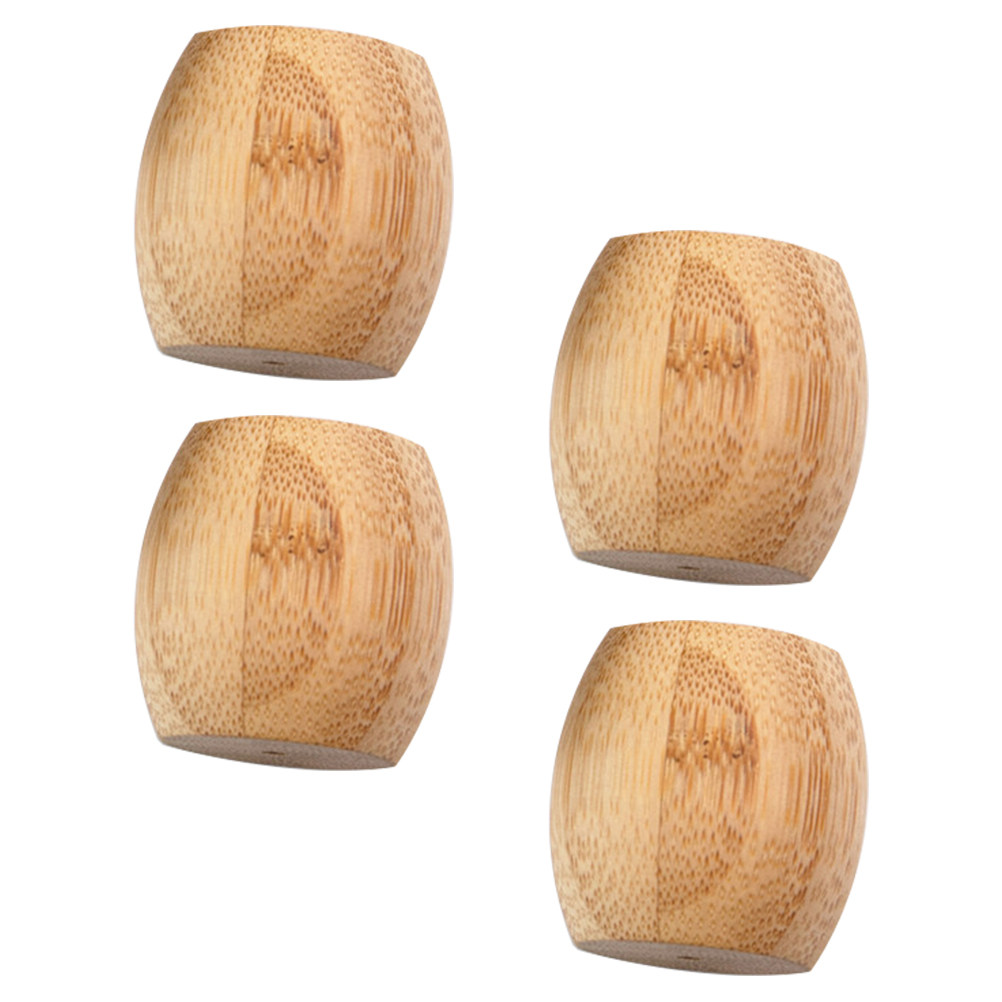 4Pcs Bamboo Bathroom Holder Fo - Bamboo Toothbrush ulasan dan harga