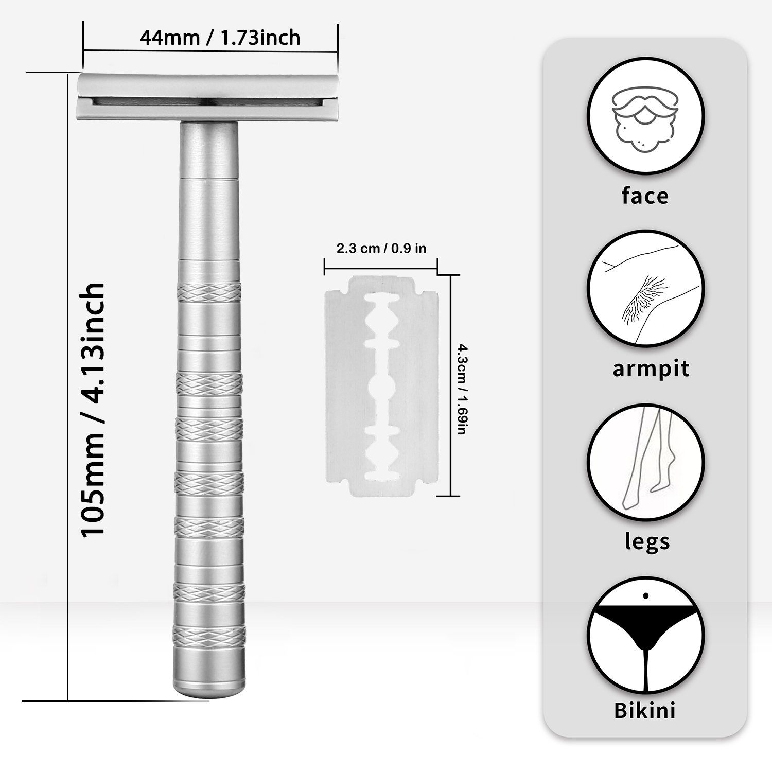 Double Edge Safety Razor with  - Safety Razor Handle ulasan dan harga