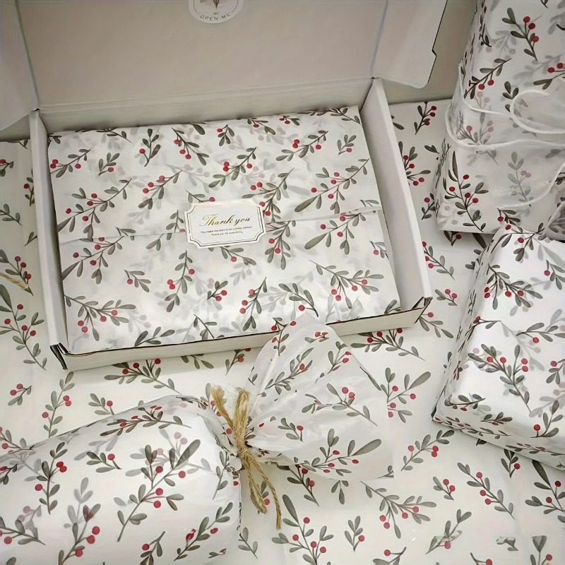 30pcs/10pcs Holly, Berry Thin  - Beeswax Wrap ulasan dan harga