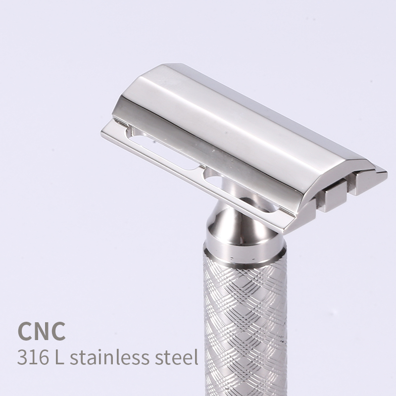 CNC 316L Stainless Steel Doubl - Safety Razor Handle ulasan dan harga
