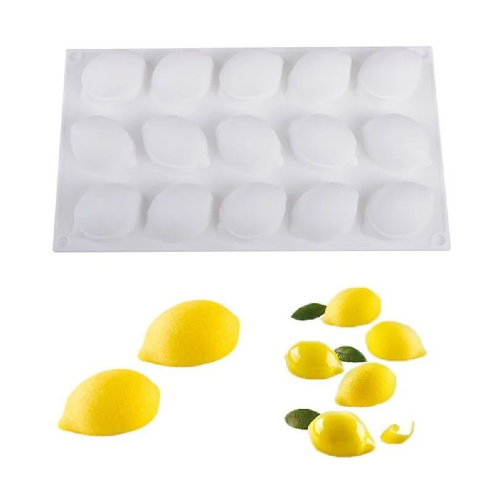 15 Cavity Lemon Food Silicone  - Eco Soap ulasan dan harga
