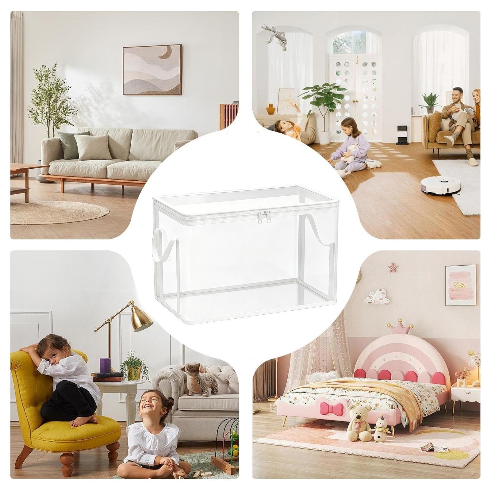 Toy Storage Bag Transparent Or - Reusable Bag ulasan dan harga