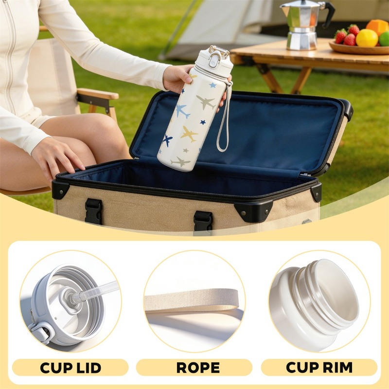 25oz Custom Name Airplane Patt - Reusable Straw ulasan dan harga