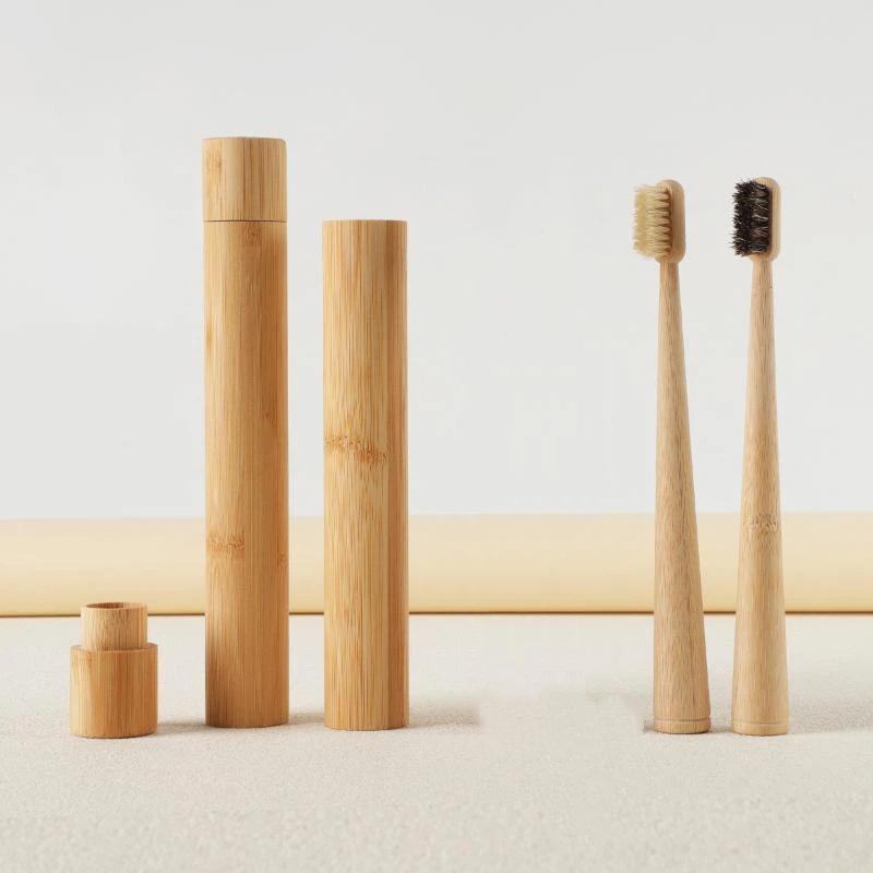 1Pc/4Pcs Horse Bristle Bamboo  - Bamboo Toothbrush ulasan dan harga