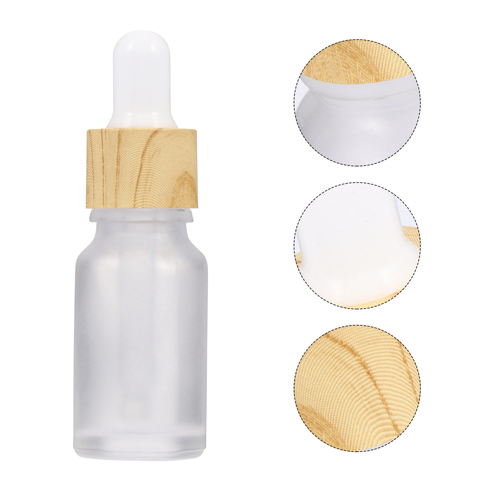4Pcs Essential Oil Holder Glas - Reusable Bottle ulasan dan harga