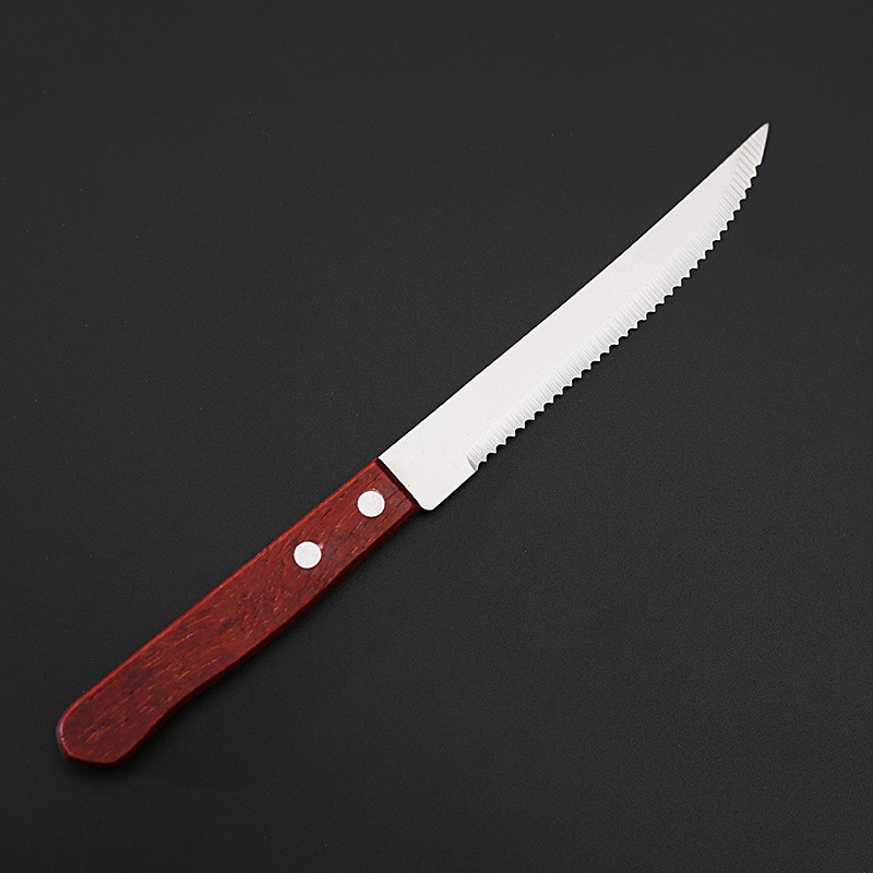 1-20 Pcs Stainless Steel Steak - Bamboo Cutlery ulasan dan harga