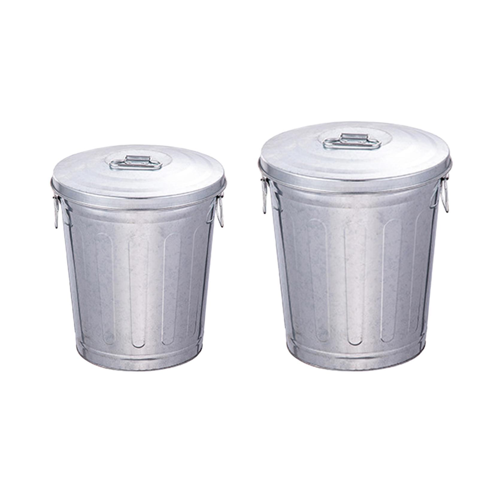 Outdoor Metal Trash Can Round  - Compost Bin ulasan dan harga