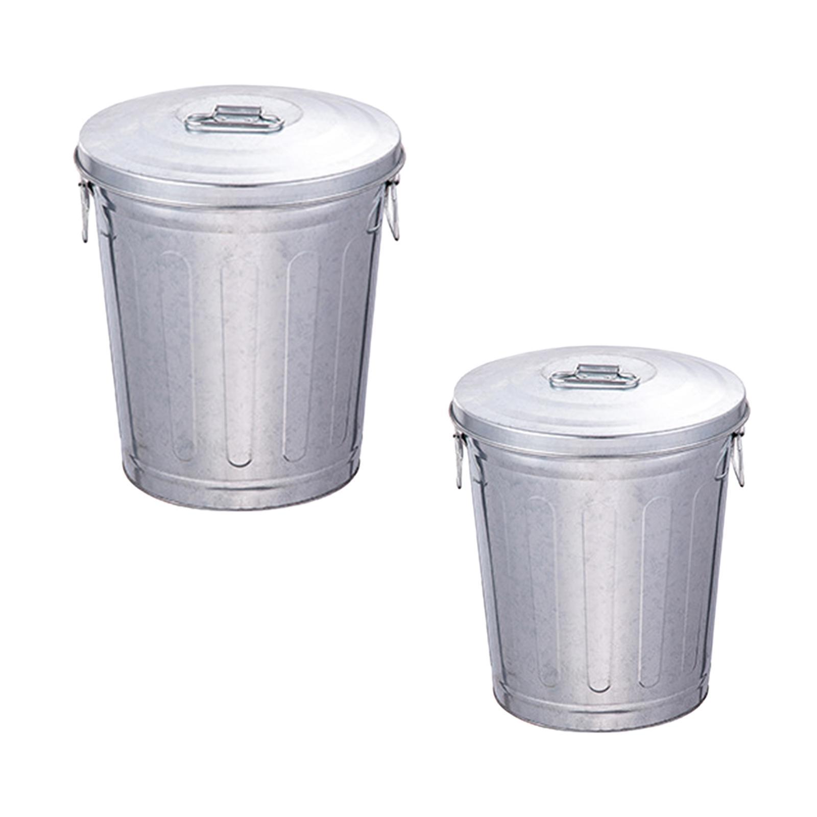 Outdoor Metal Trash Can Round  - Compost Bin ulasan dan harga