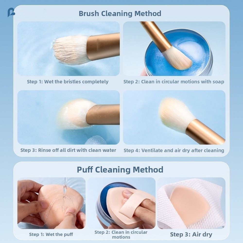 with Silicone Mat Makeup Brush - Eco Sponge ulasan dan harga