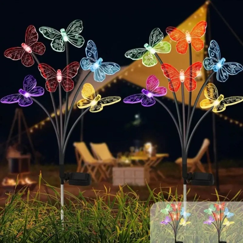 Solar Powered Butterfly Lights - Solar Garden Light ulasan dan harga