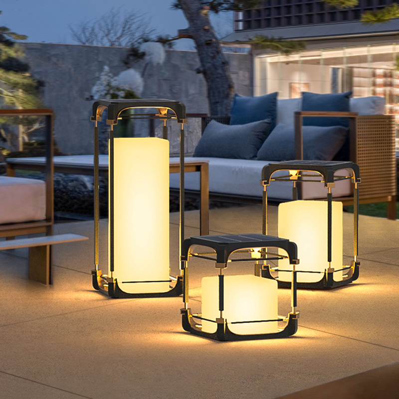 Luminous Floor Lamp Courtyard  - Solar Garden Light ulasan dan harga