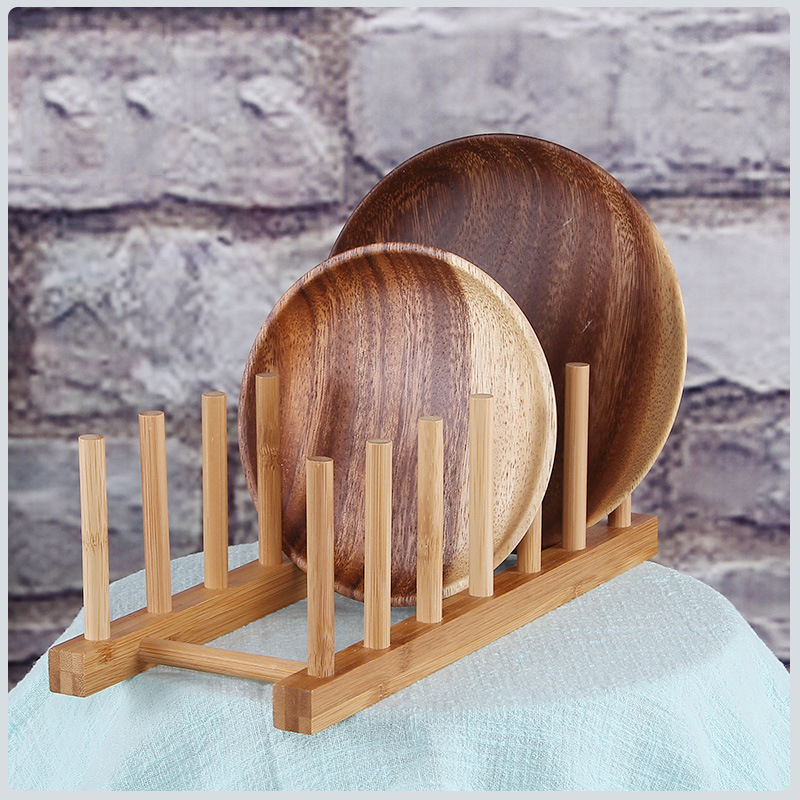 Kitchen Drainer Rack Dish Pot  - Bamboo Cutlery ulasan dan harga