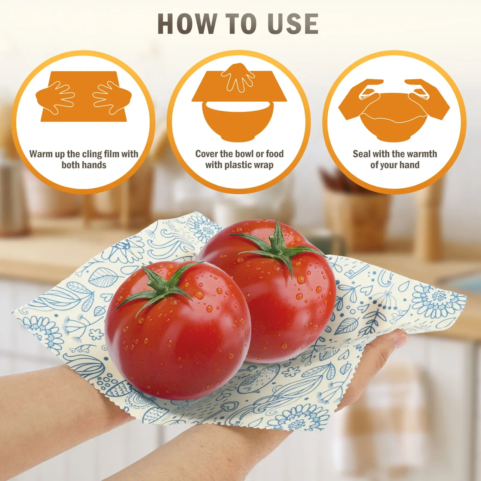 9 Pcs Organic Beeswax Wrap Reu - Beeswax Wrap ulasan dan harga