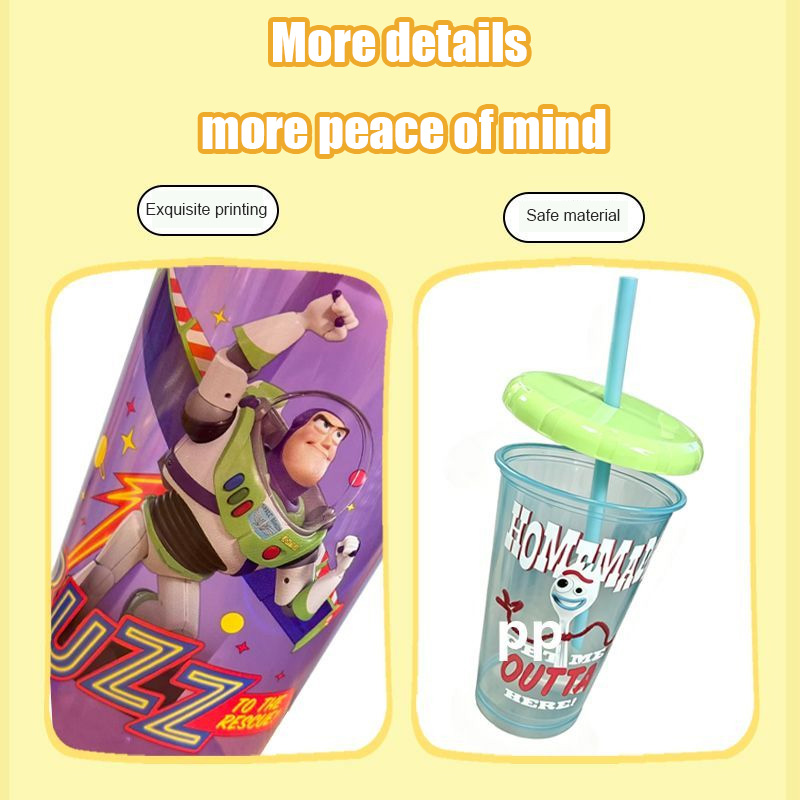 Toy Story 5 Plastic Straw Cups - Reusable Straw ulasan dan harga