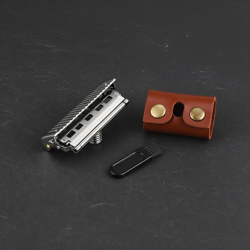 Matte Black Single Blade Manua - Safety Razor Handle ulasan dan harga